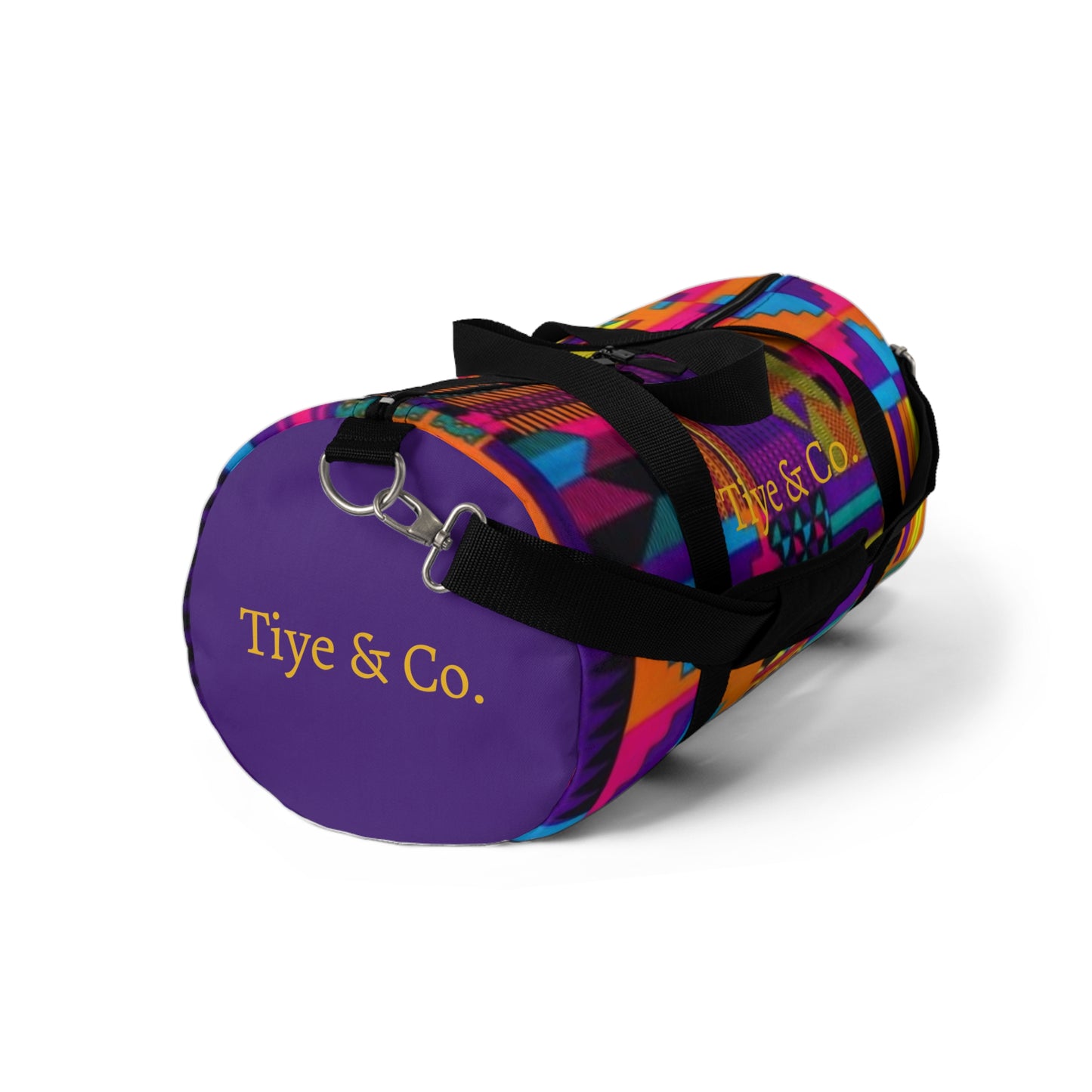 Pink Acid Ankara Duffel Bag