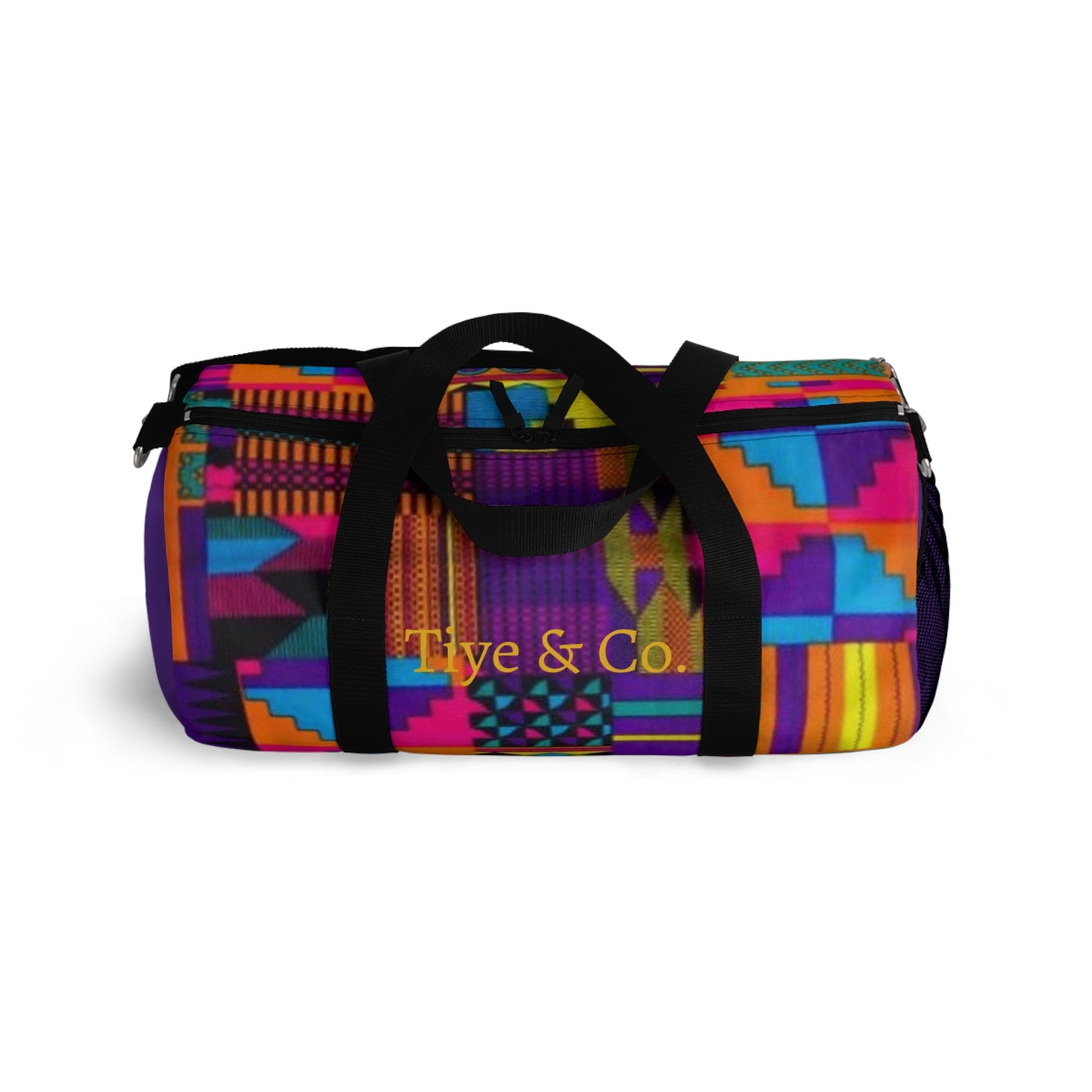 Pink Acid Ankara Duffel Bag