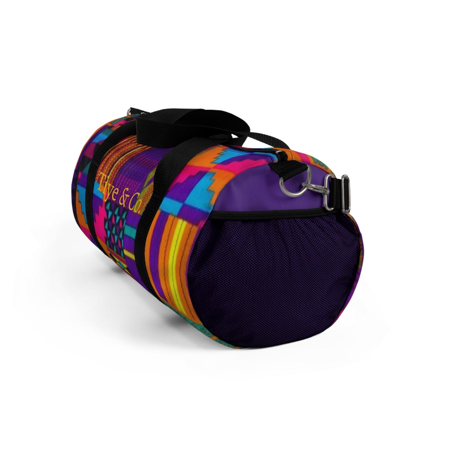 Pink Acid Ankara Duffel Bag