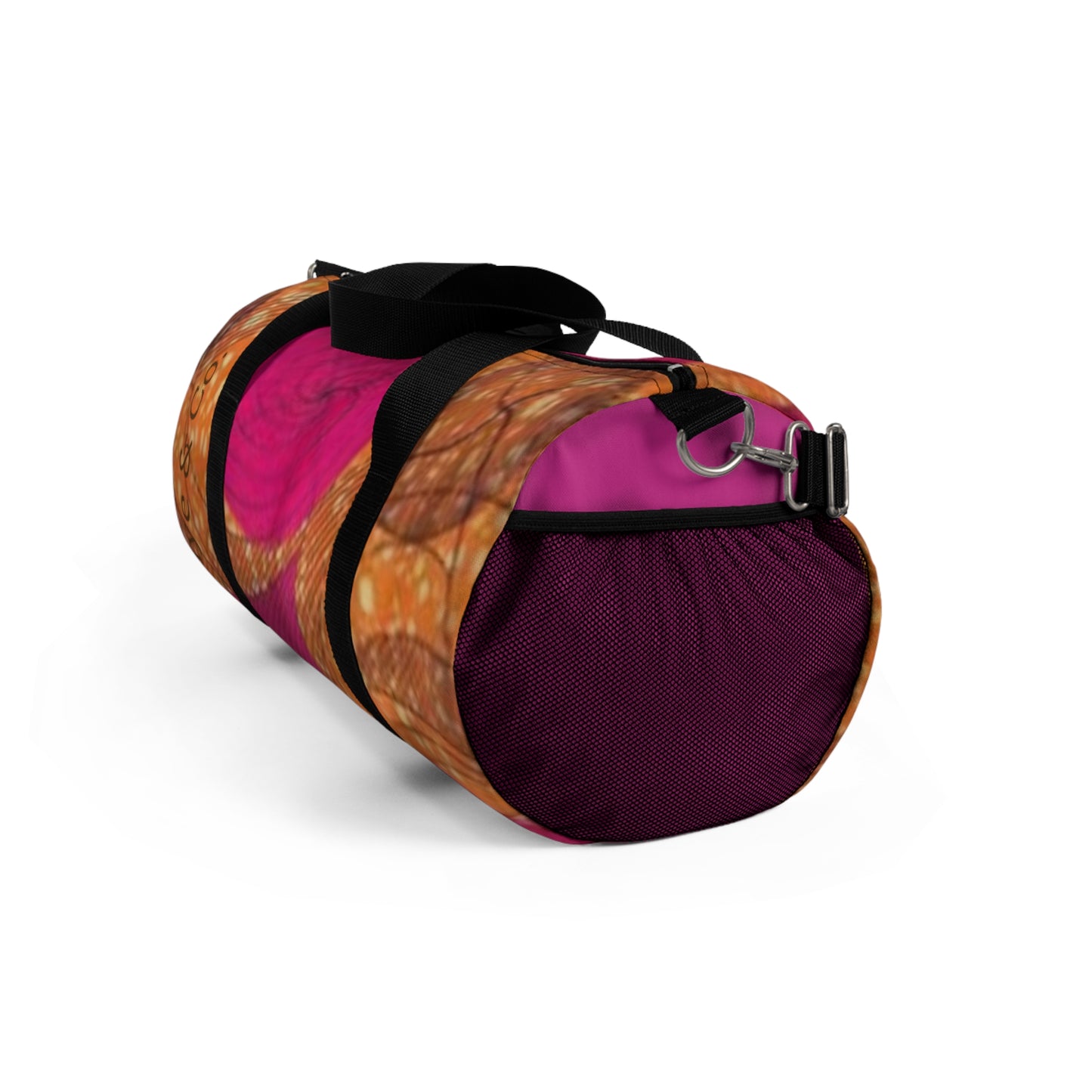 Pink & Orange Ankara Duffel Bag