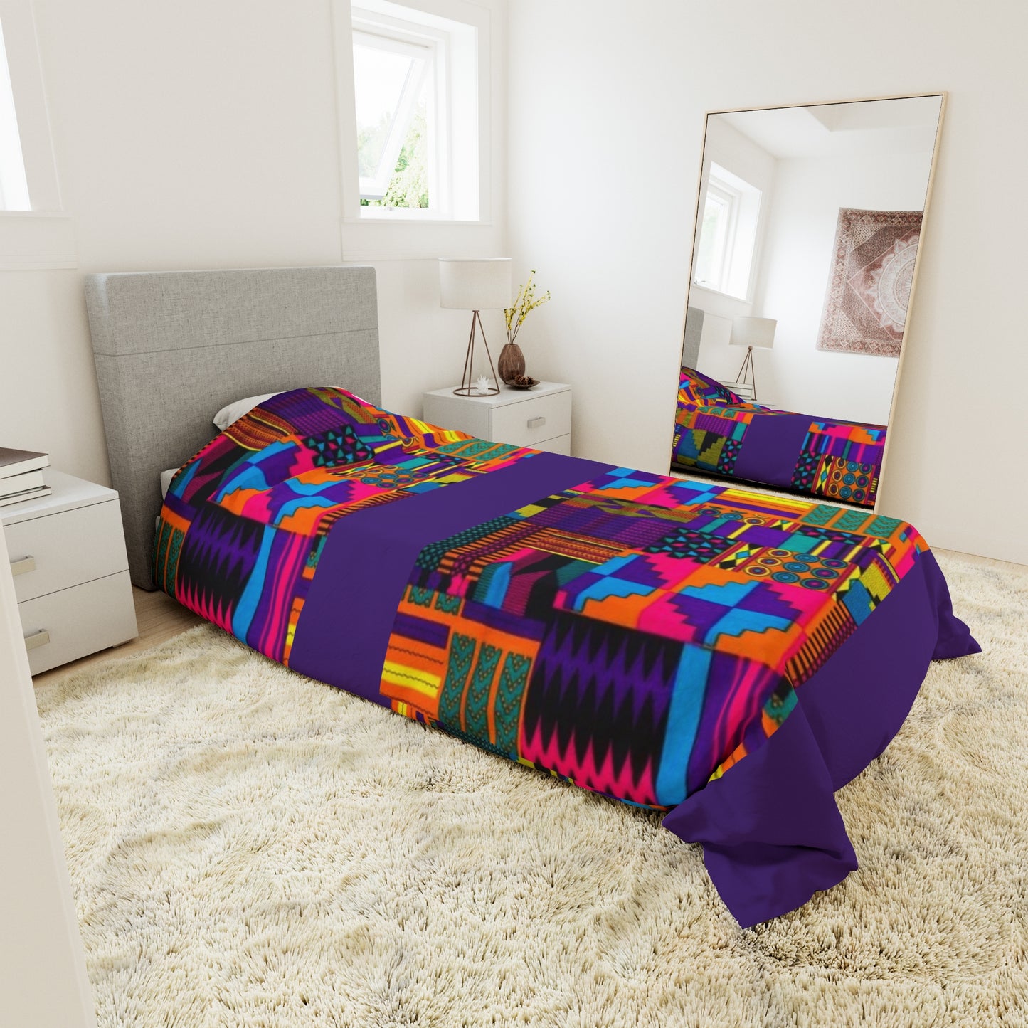 Pink Acid Duvet Cover