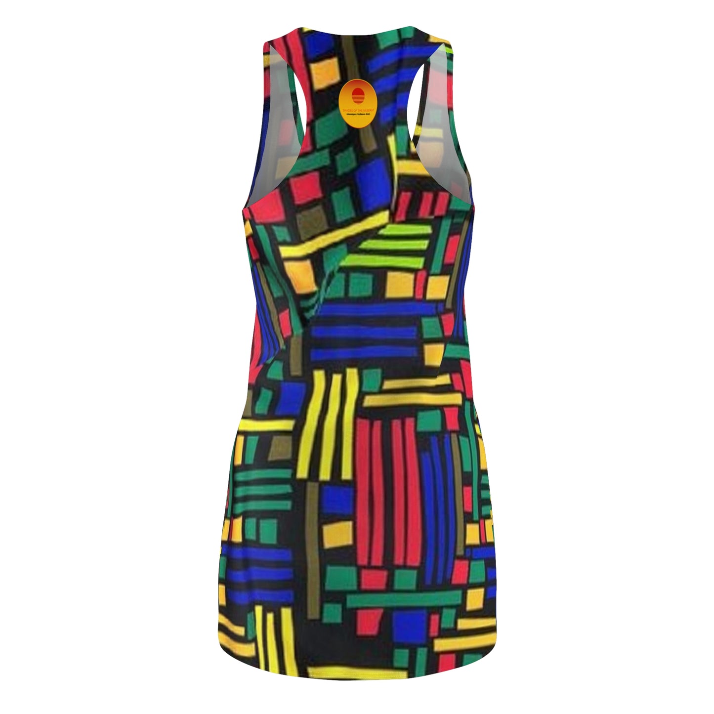 Primary Colors Ankara Racerback Dress