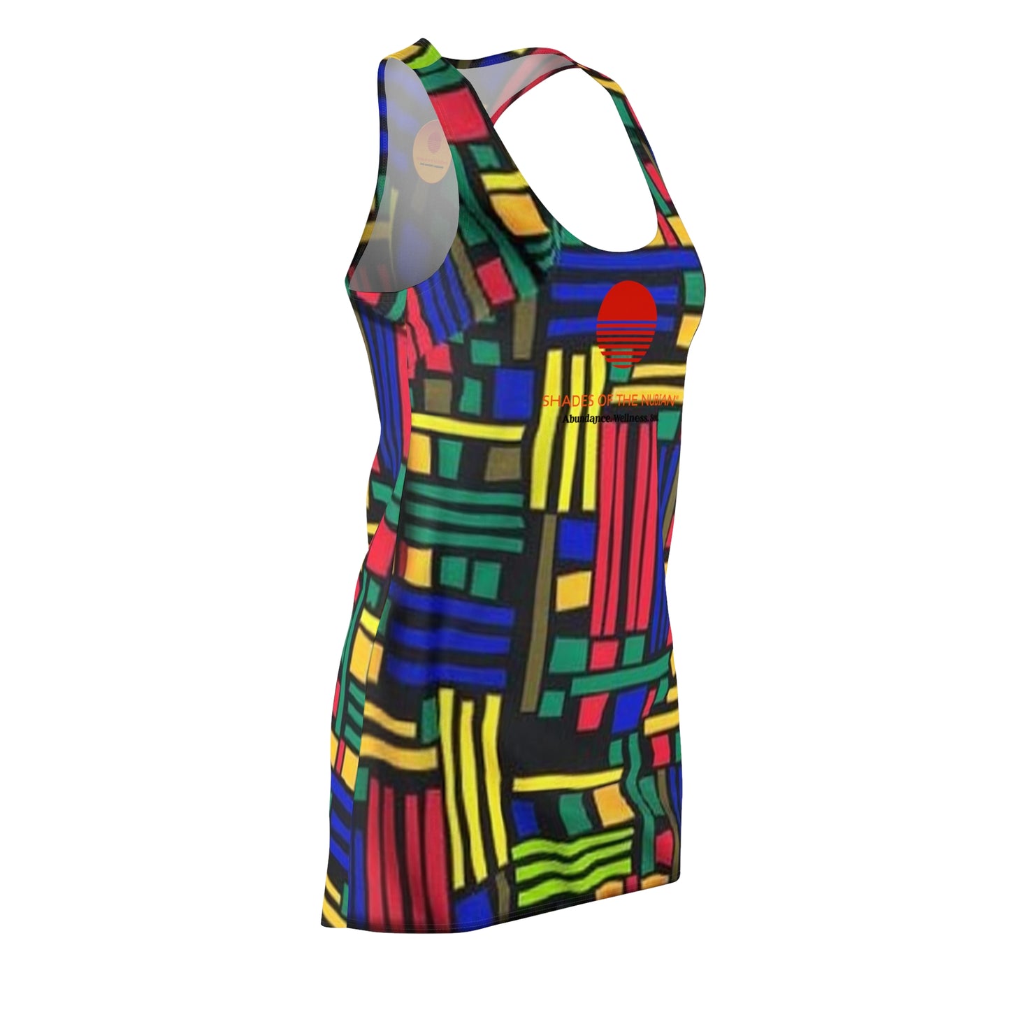Primary Colors Ankara Racerback Dress