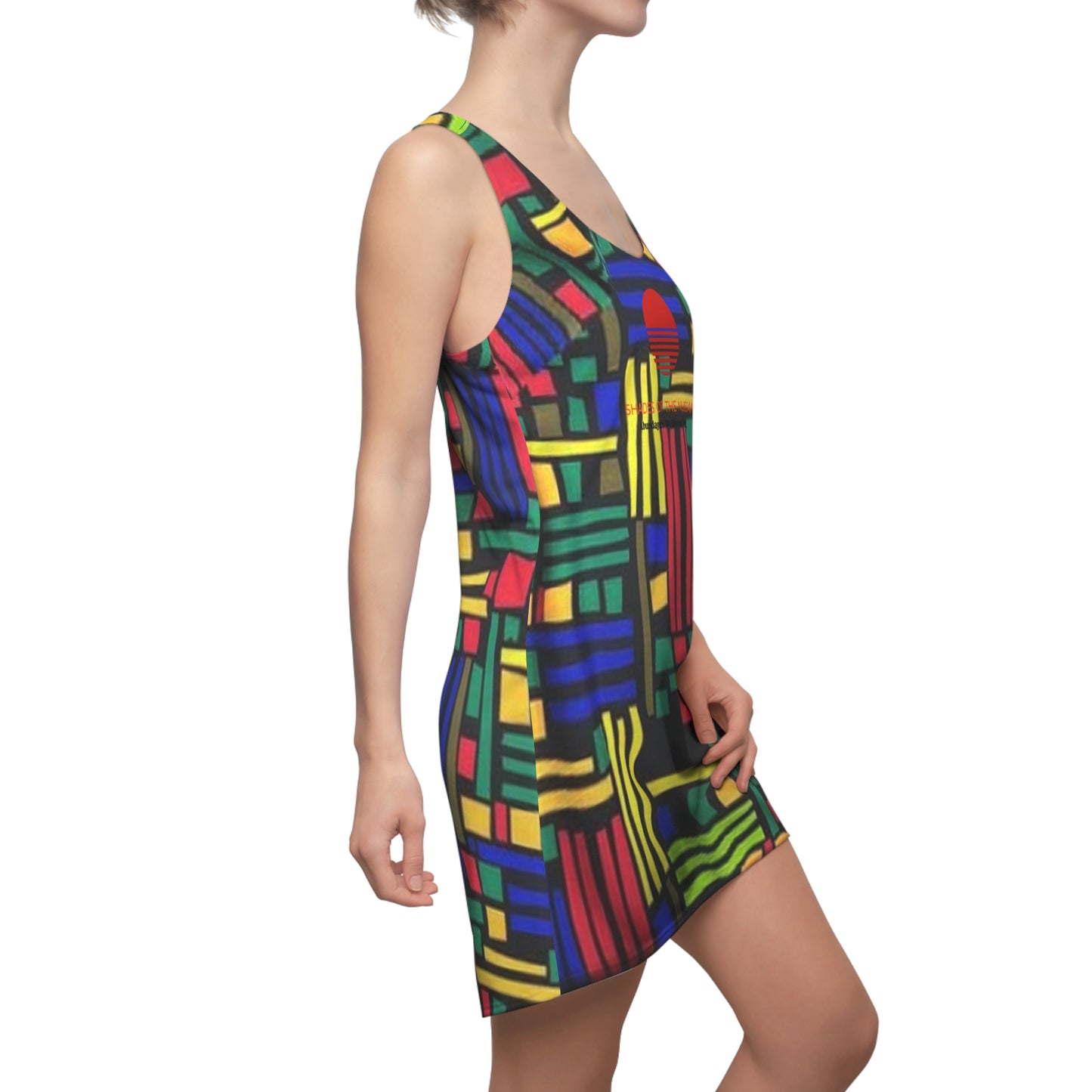 Primary Colors Ankara Racerback Dress