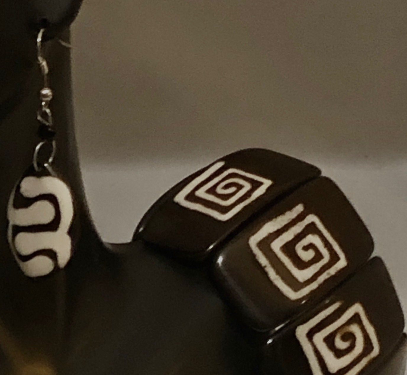 Adinkra Bone Bracelets | West African Bracelets | Ghanaian Culture | Akan | African Jewelry | Tribal & Ethnic | Afrocentric