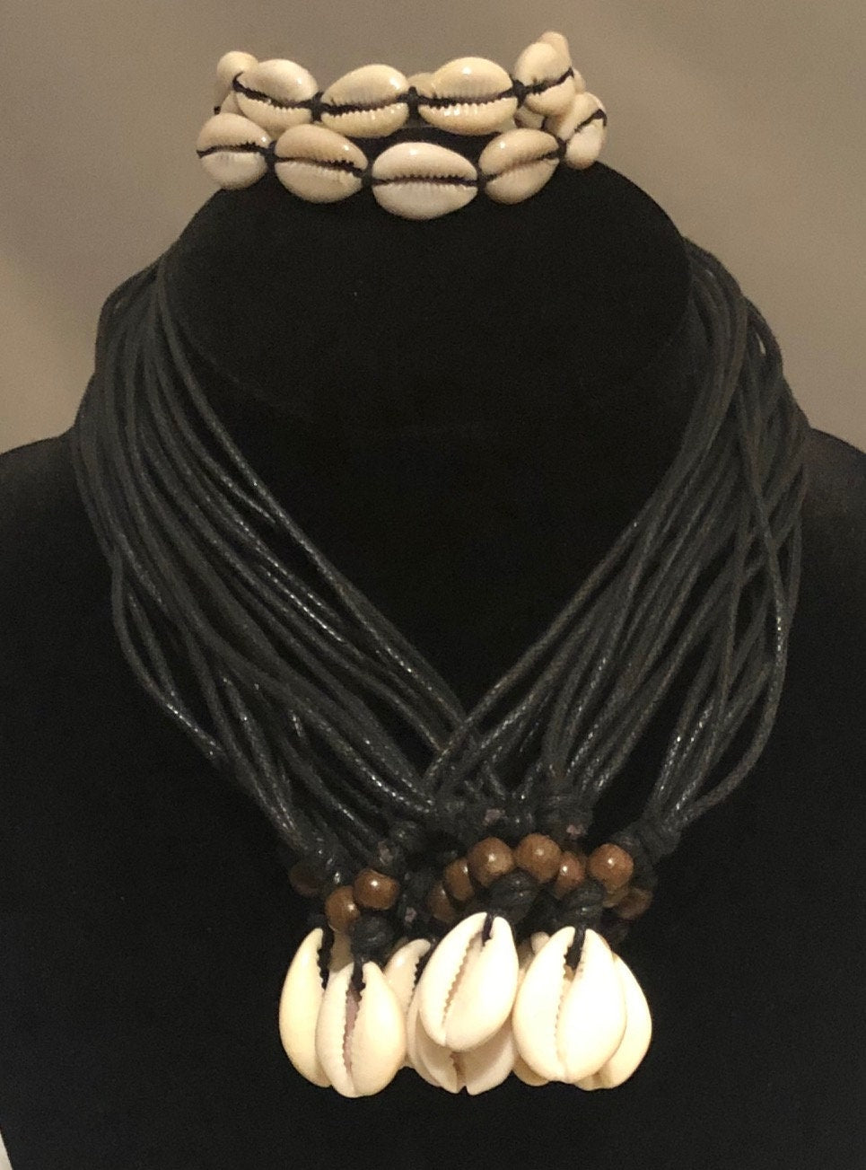 Youth Cowry Shell Necklace | African Cowry Shell Necklace | Yoruba Necklace | Tribal & Ethnic | Afrocentric