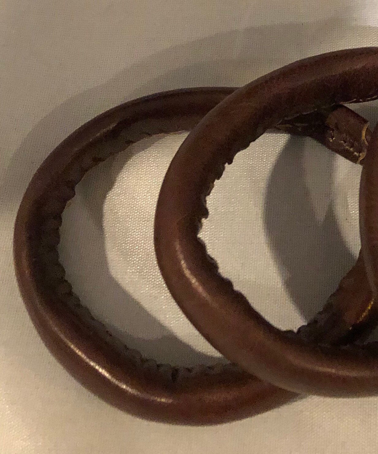 Songhai Leather Bracelet, Brown (Medium/Large) | West African Leather Bracelet | African Jewelry | Bambara | Tribal & Ethnic | Afrocentric