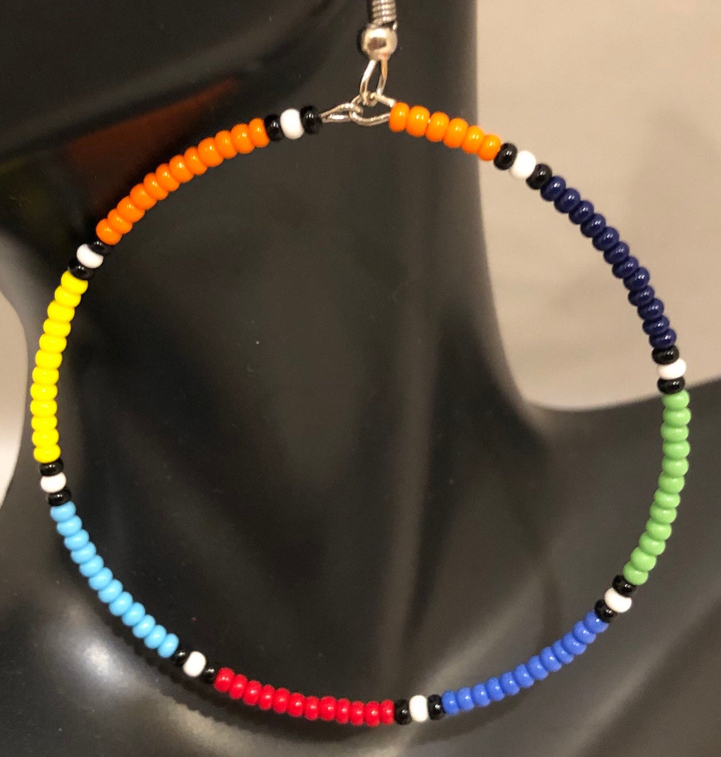 Bongo Hip Hop Hoops | Tanzanian Jewelry | Black Girls Hoops | Tribal & Ethnic | Afrocentric