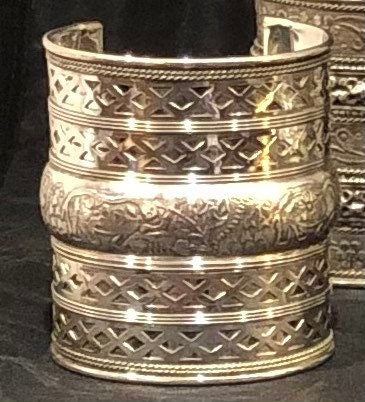 3" Silver Cuffs | Dressy Cuffs | Adornment for the Wrist | Tribal & Ethnic | Afrocentric