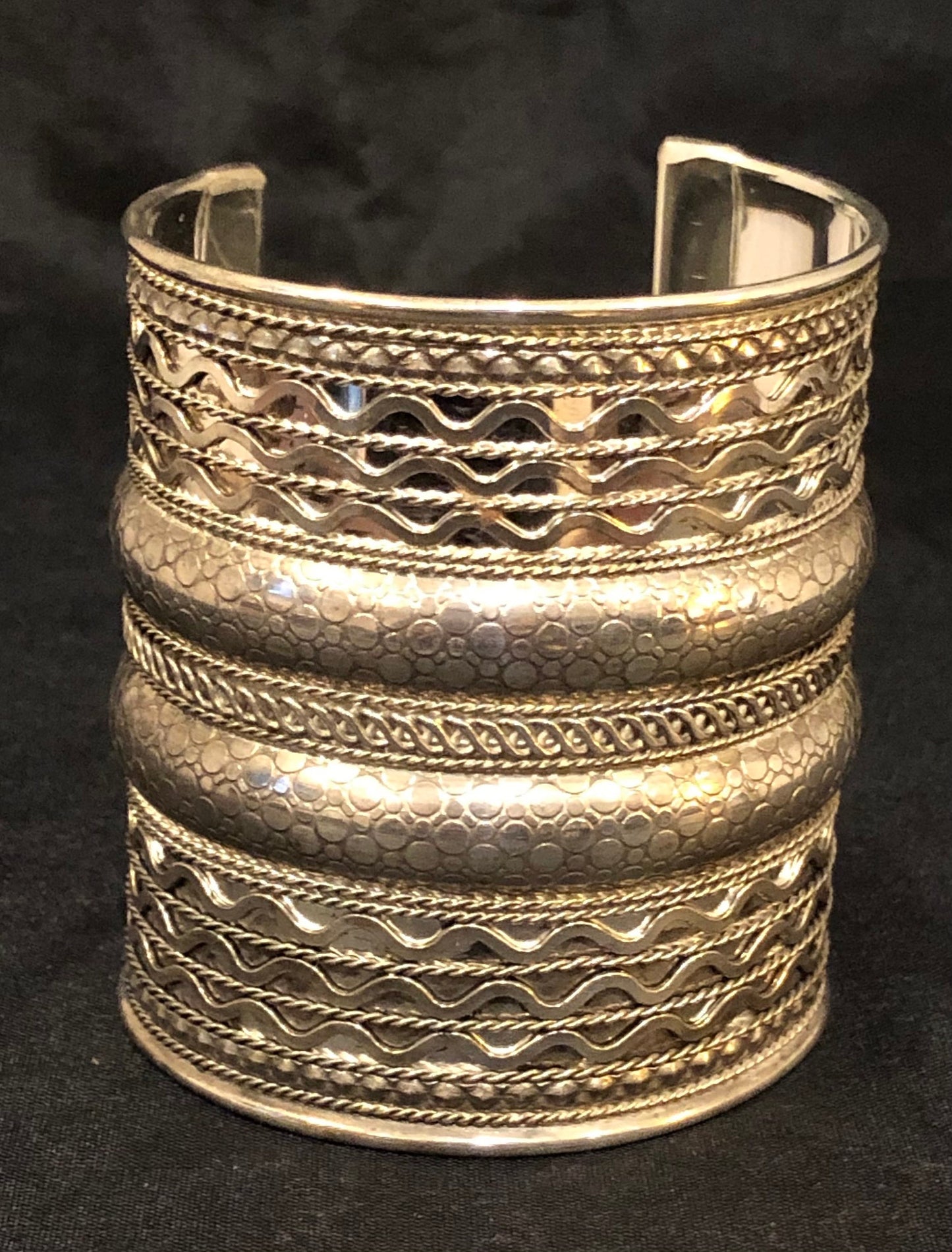 3" Silver Cuffs | Dressy Cuffs | Adornment for the Wrist | Tribal & Ethnic | Afrocentric