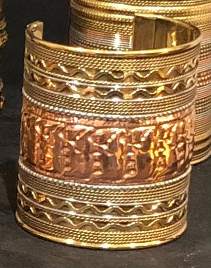 3" Mixed Metals Cuffs | Dressy Cuffs | Adornment for the Wrist | Tribal & Ethnic | Afrocentric