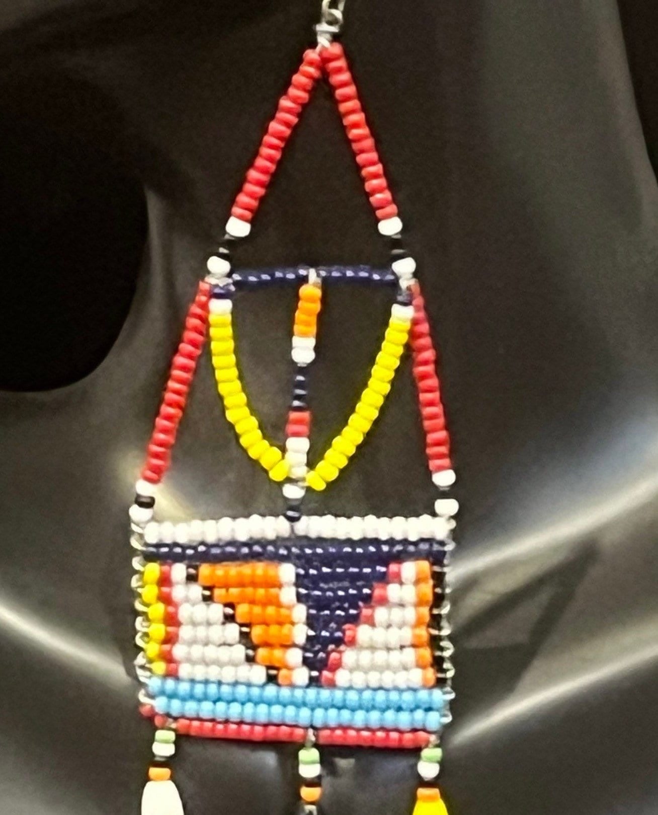 Kandake Drop & Dangle with Tassels Earrings | Maasai Drop & Dangle with Tassels Earrings | Nile Valley Jewelry | Tribal & Ethnic | Afrocentric