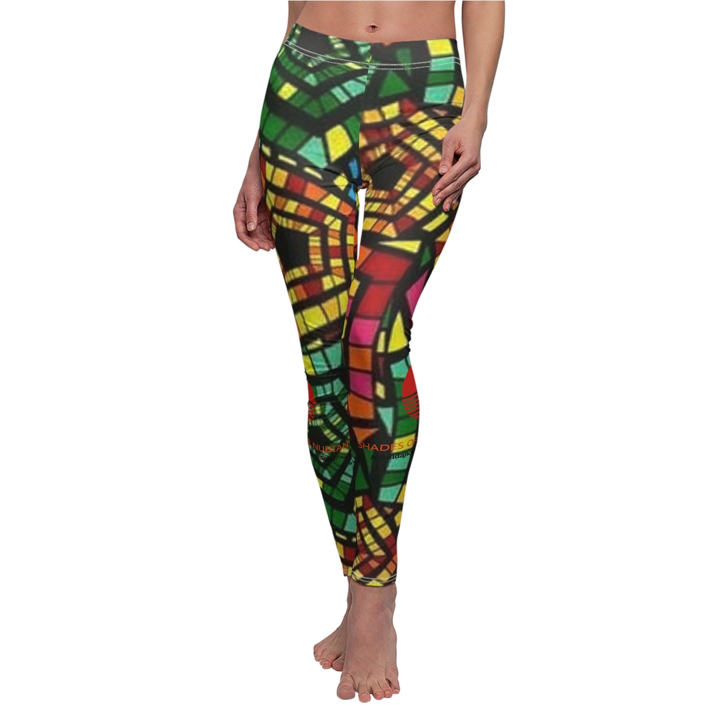 Vibrant Colors Ankara Leggings