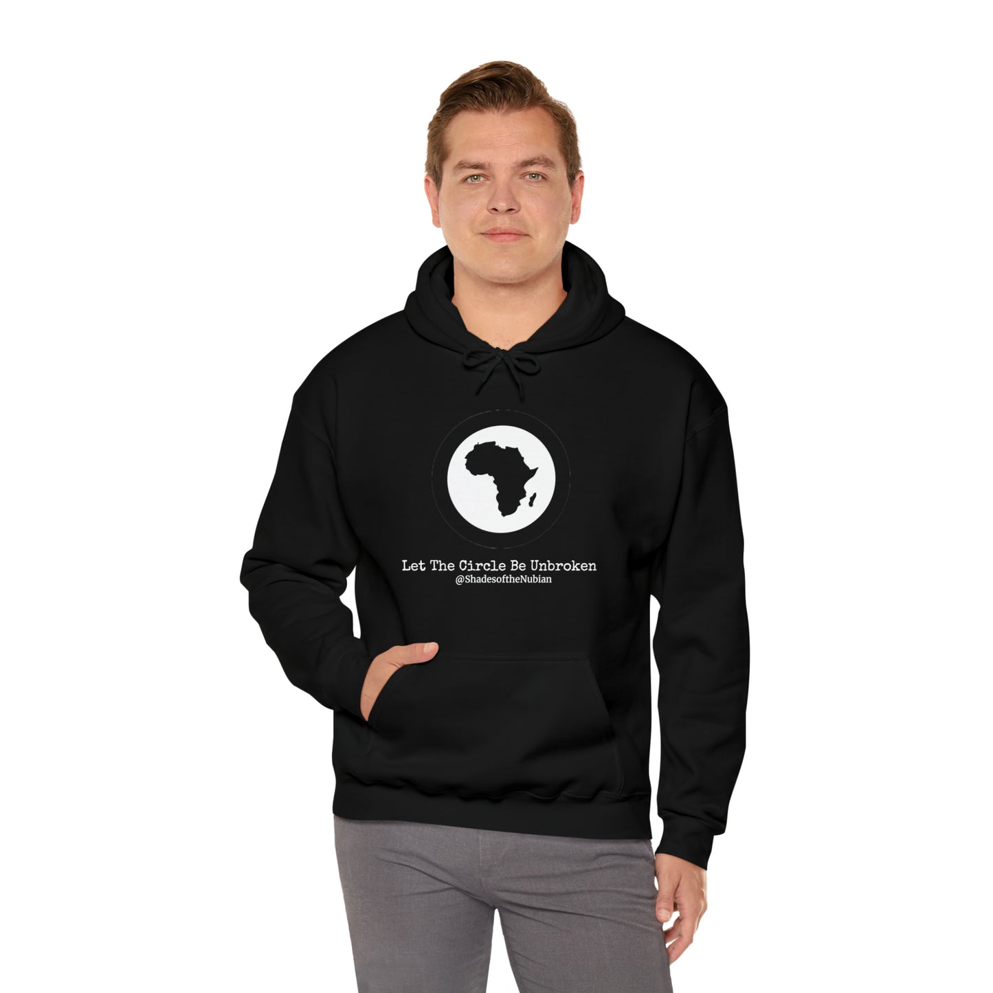 Let The Circle Be Unbroken Heavyweight Hoodie, Black