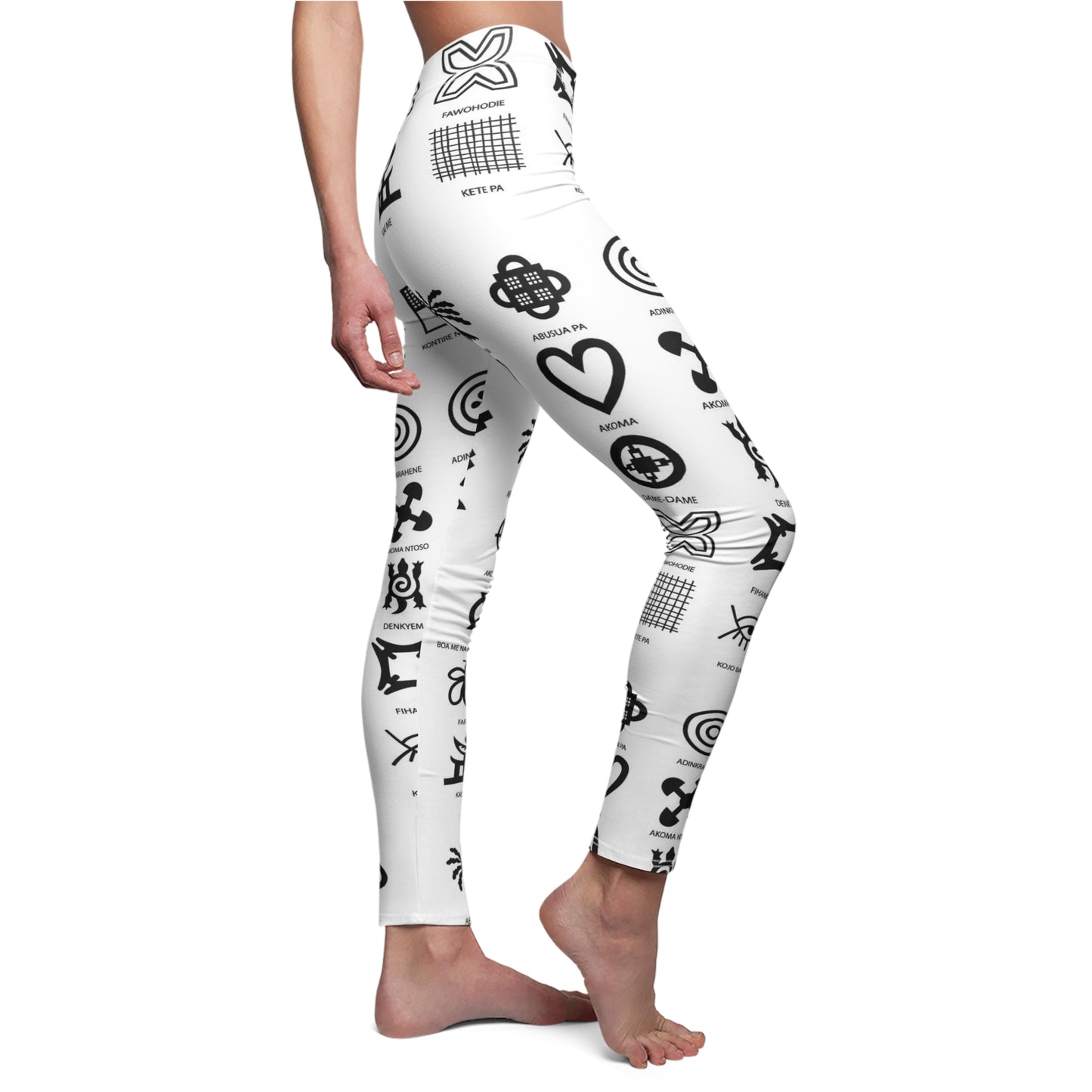Adinkra Splash Casual Leggings