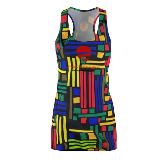 Primary Colors Ankara Racerback Dress