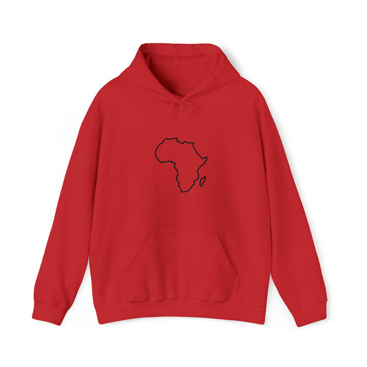 Unisex Alkebulan Heavyweight Hoodie, Red