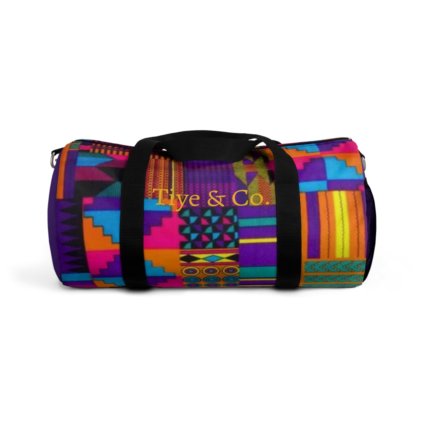 Pink Acid Ankara Duffel Bag