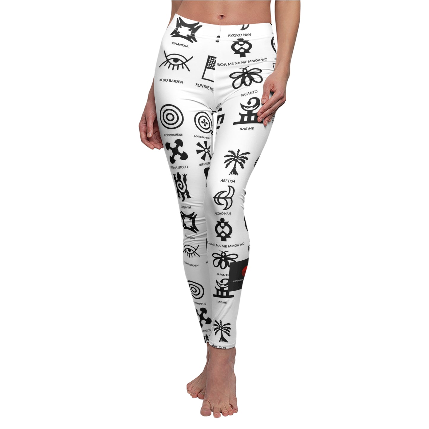 Adinkra Splash Casual Leggings