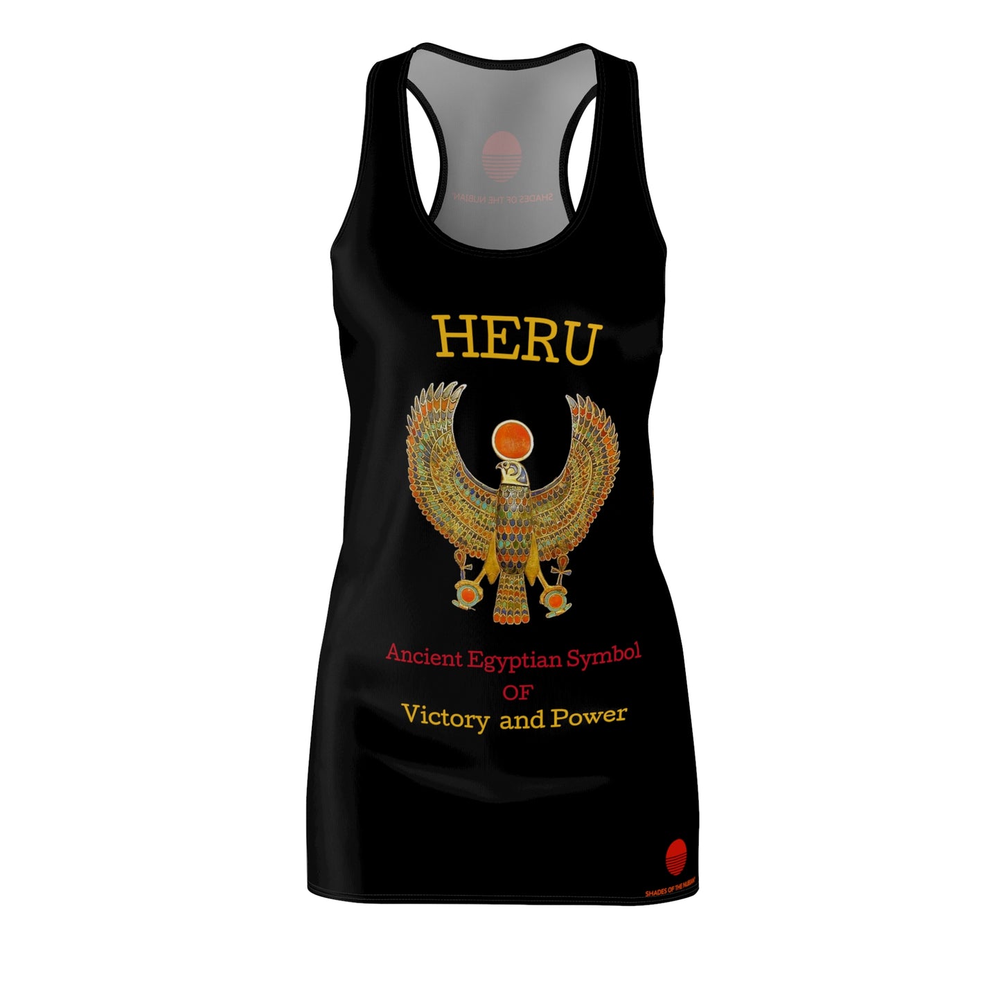 Heru Victory Racerback Dress, Black