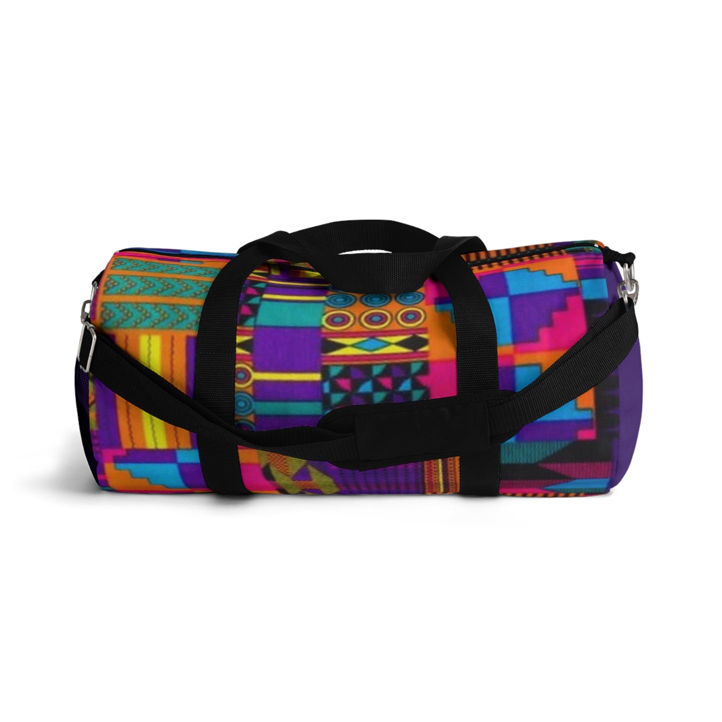 Pink Acid Ankara Duffel Bag