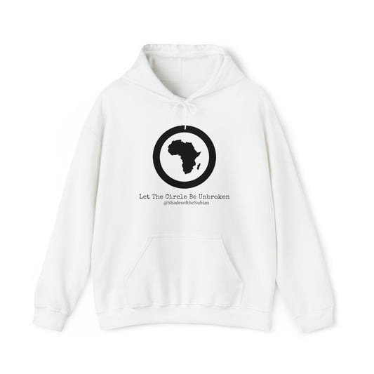 Unisex Let The Circle Be Unbroken Heavyweight Hoodie, White