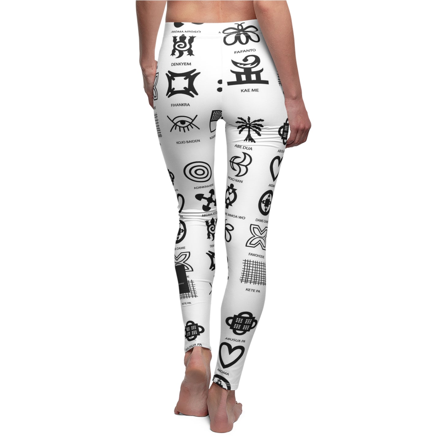 Adinkra Splash Casual Leggings