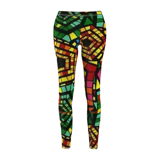 Vibrant Colors Ankara Leggings