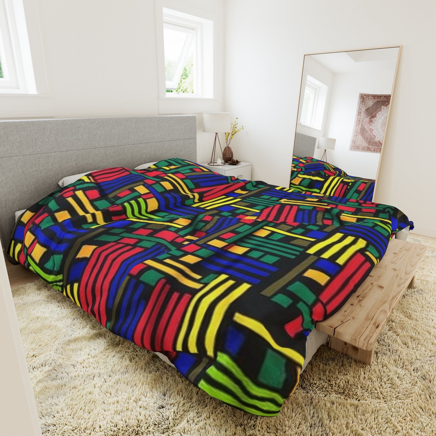Primary Colors Duvet Cover