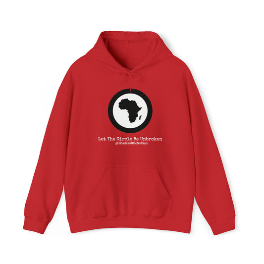 Unisex Let The Circle Be Unbroken Heavyweight Hoodie, Red