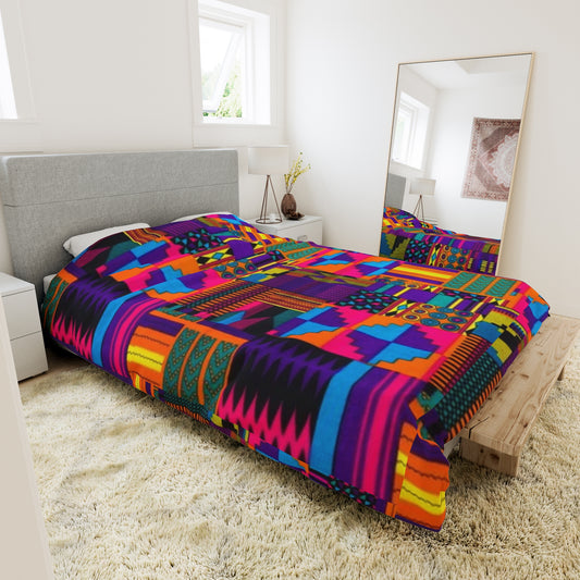 Pink Acid Duvet Cover