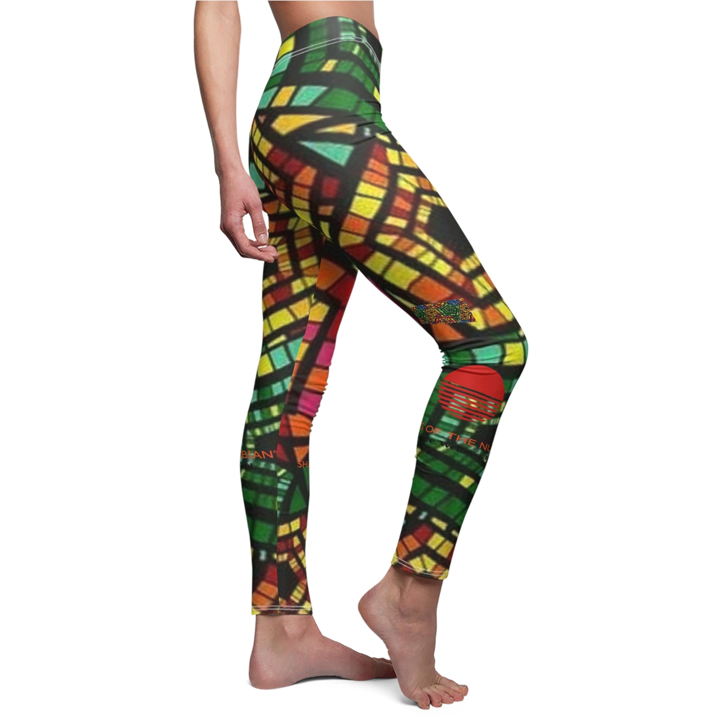 Vibrant Colors Ankara Leggings