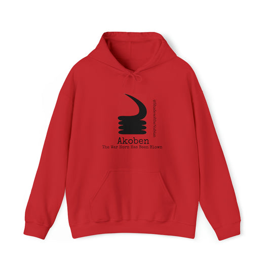 Unisex Akoben Heavyweight Hoodie, Red