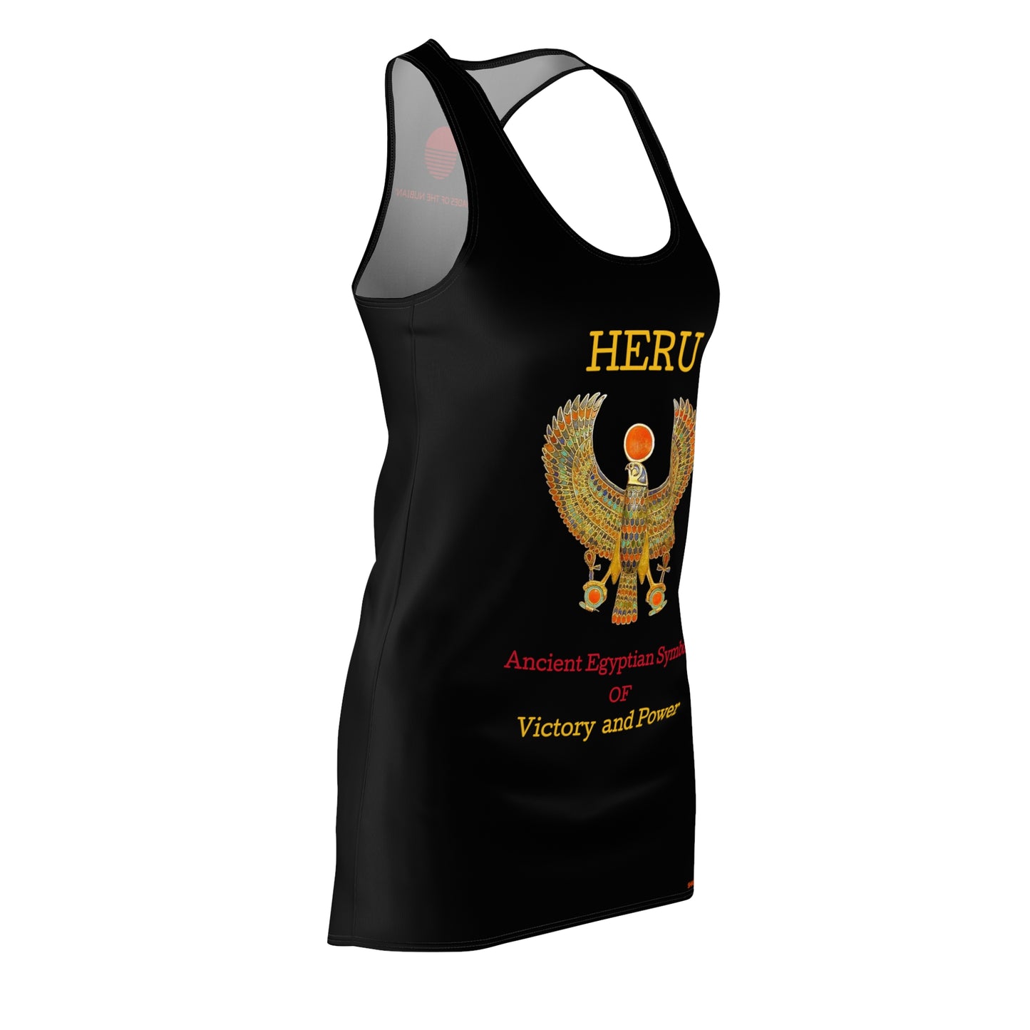 Heru Victory Racerback Dress, Black
