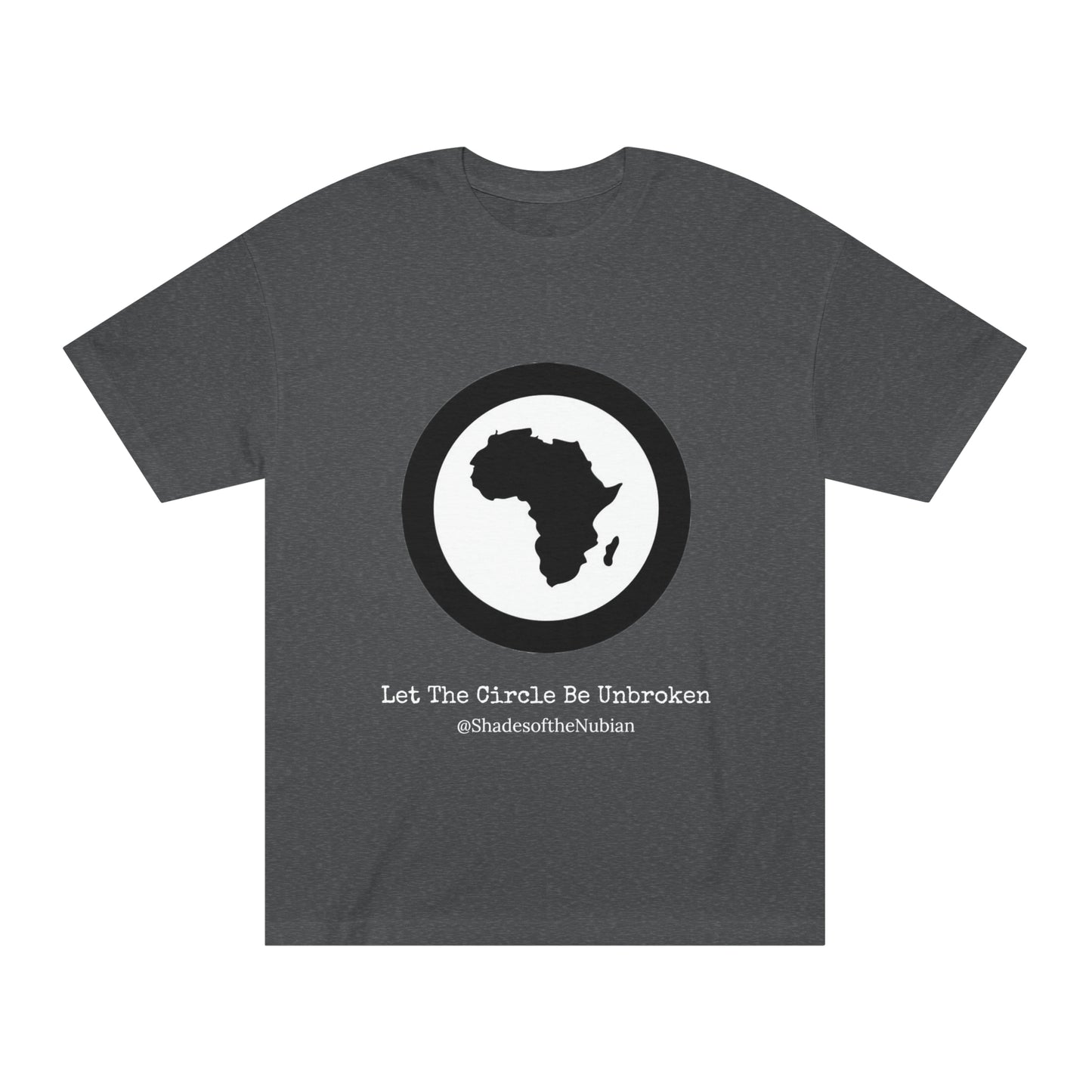 Unisex Let the Circle Be Unbroken Tee, Heather Charcoal