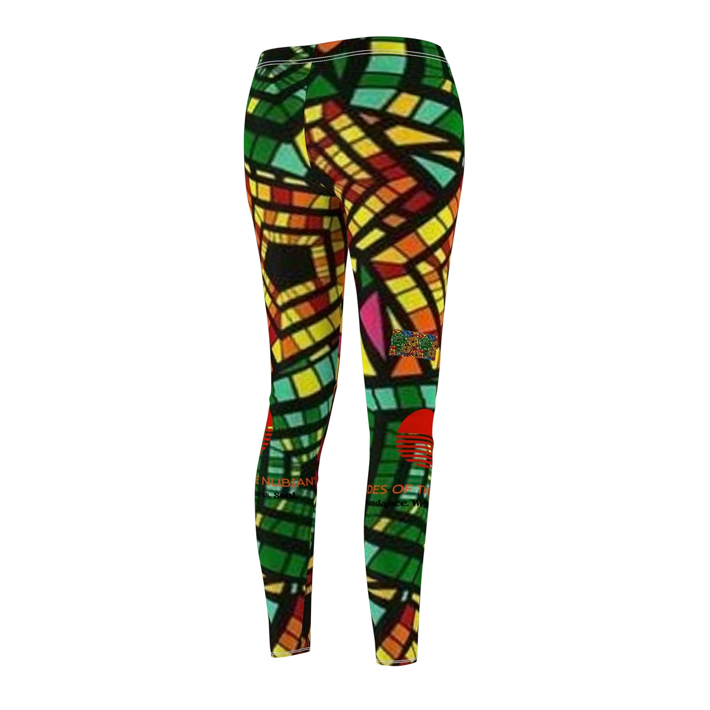 Vibrant Colors Ankara Leggings