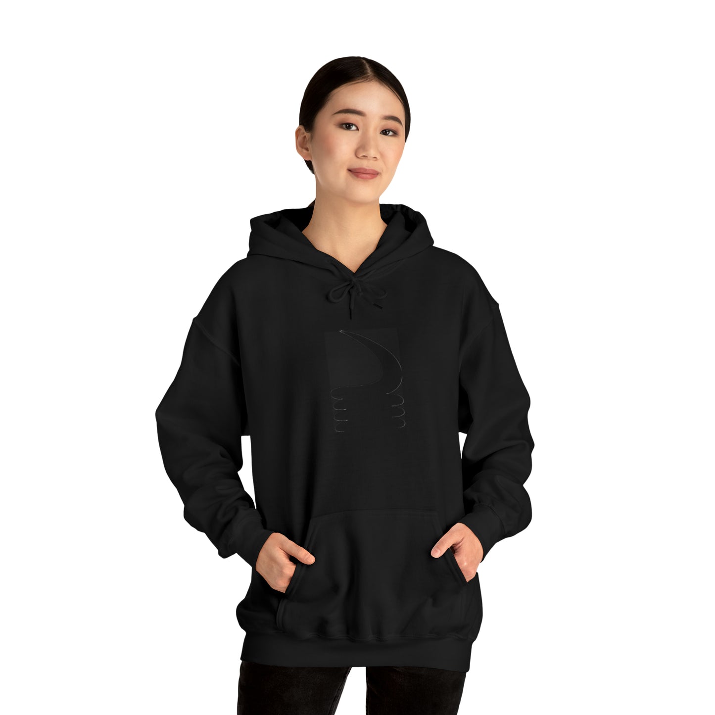 Unisex Akoben Heavyweight Hoodie, White