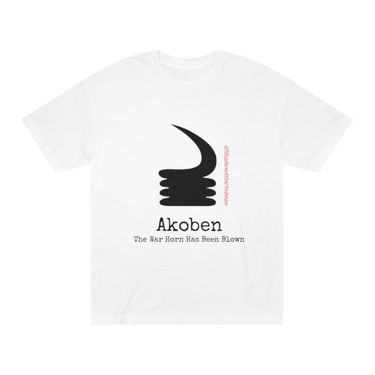 Unisex Akoben Tee, White