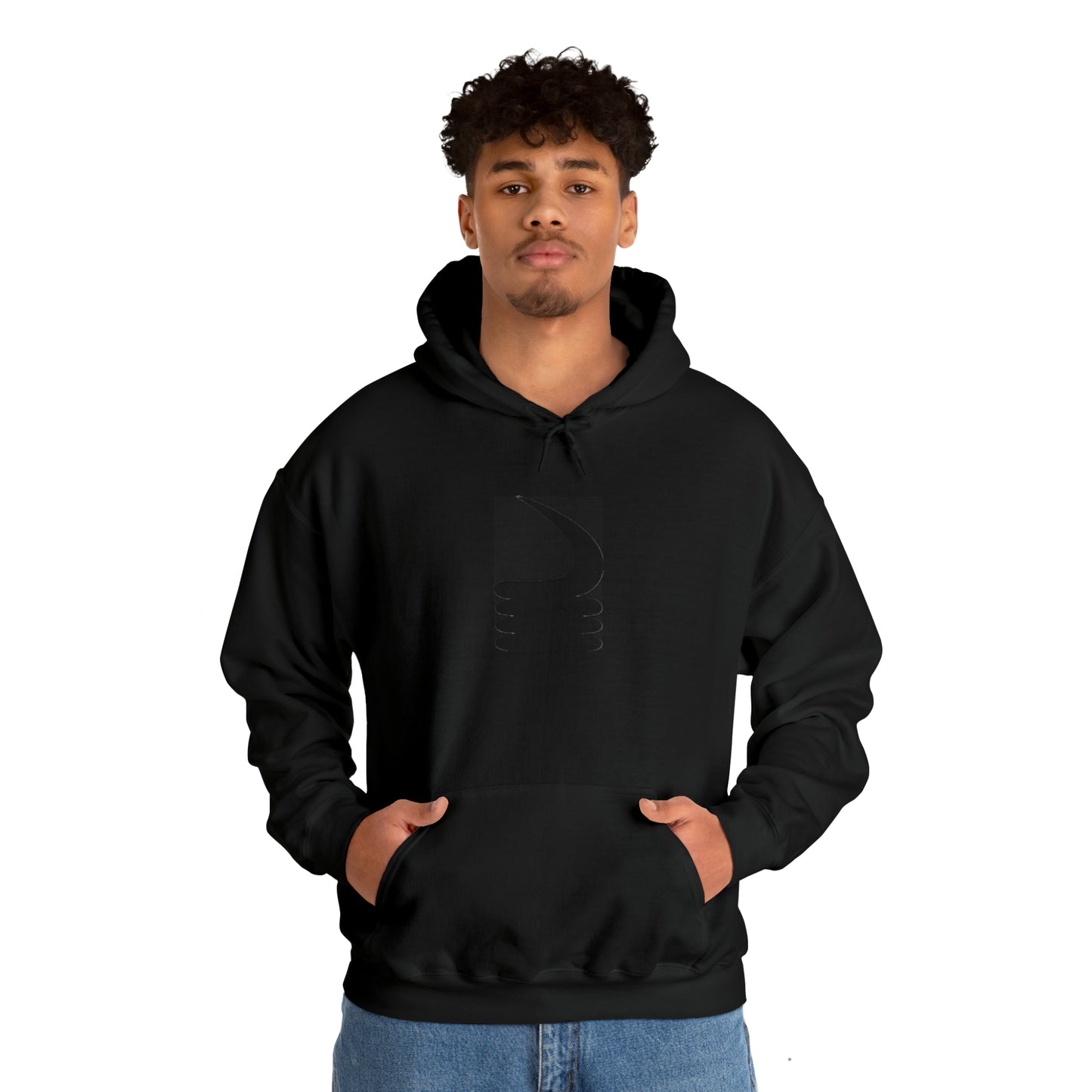 Unisex Akoben Heavyweight Hoodie, White