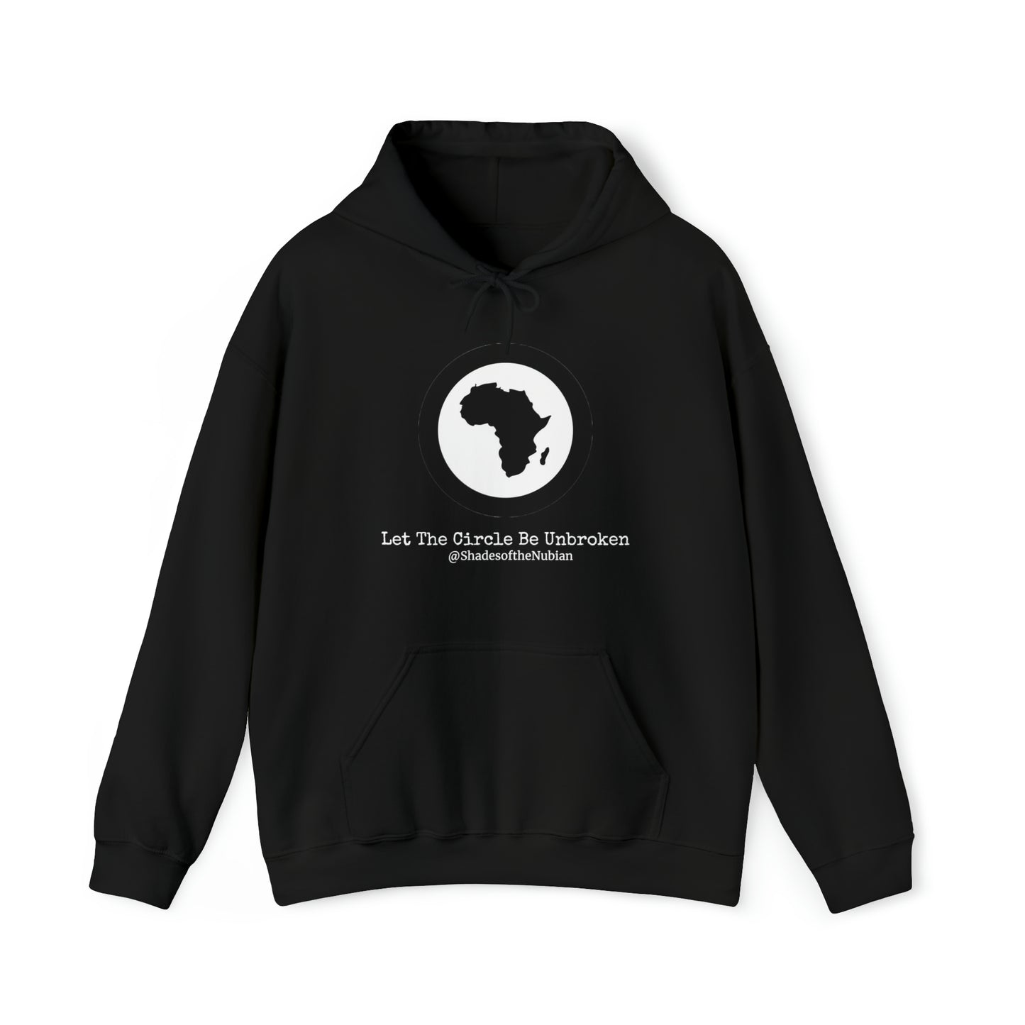Let The Circle Be Unbroken Heavyweight Hoodie, Black