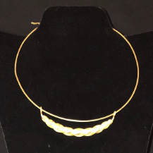 Fulani Gold Twist Choker | West African Gold Twist Choker | Mali Necklace | Jewelry for Special Occasions | Tribal & Ethnic | Afrocentric