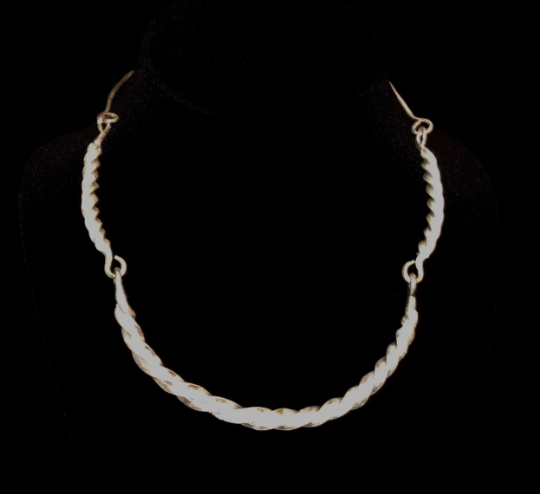 Fulani Silver Twist Necklace | West African Silver Necklace | Mali Necklace | Jewelry for Special Occasions | Tribal & Ethnic | Afrocentric