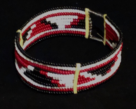 Maasai Beaded Bracelet, Clip-On | East African Clip-on Bracelet | Nile Valley Bracelets | Tribal & Ethnic | Afrocentric