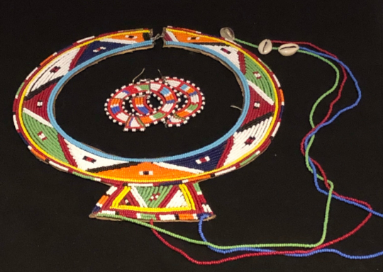 Kandake Maasai Wedding Collar | East African Beaded Collar | East African Beaded Necklace | Tribal & Ethnic | Afrocentric