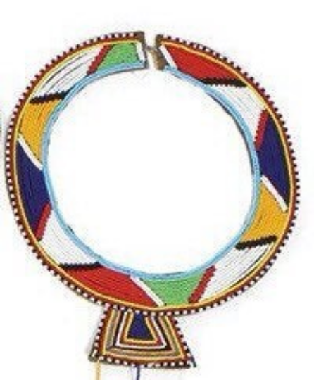 Kandake Maasai Wedding Collar | East African Beaded Collar | East African Beaded Necklace | Tribal & Ethnic | Afrocentric