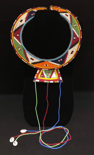 Kandake Maasai Wedding Collar | East African Beaded Collar | East African Beaded Necklace | Tribal & Ethnic | Afrocentric