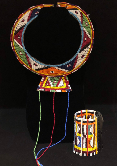 Kandake Maasai Wedding Collar | East African Beaded Collar | East African Beaded Necklace | Tribal & Ethnic | Afrocentric
