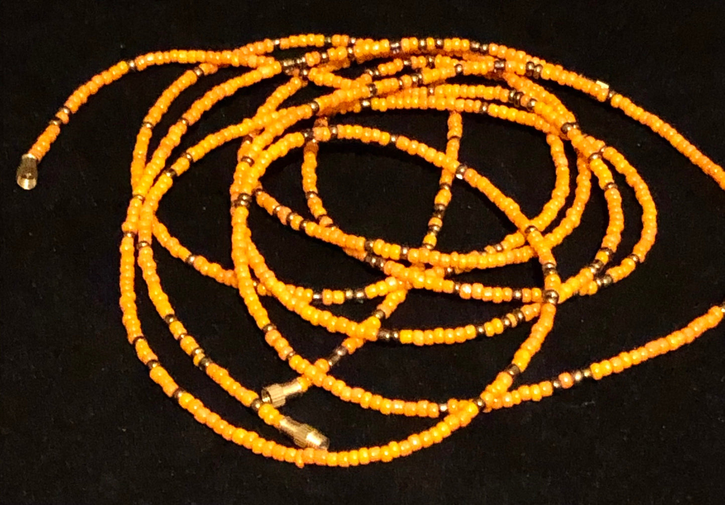 34” African Waist Beads | Waist Chains | Belly Chains | Slimming Tummy Beads | Body Jewelry | Waist Bracelet | Femininity and Sensuality