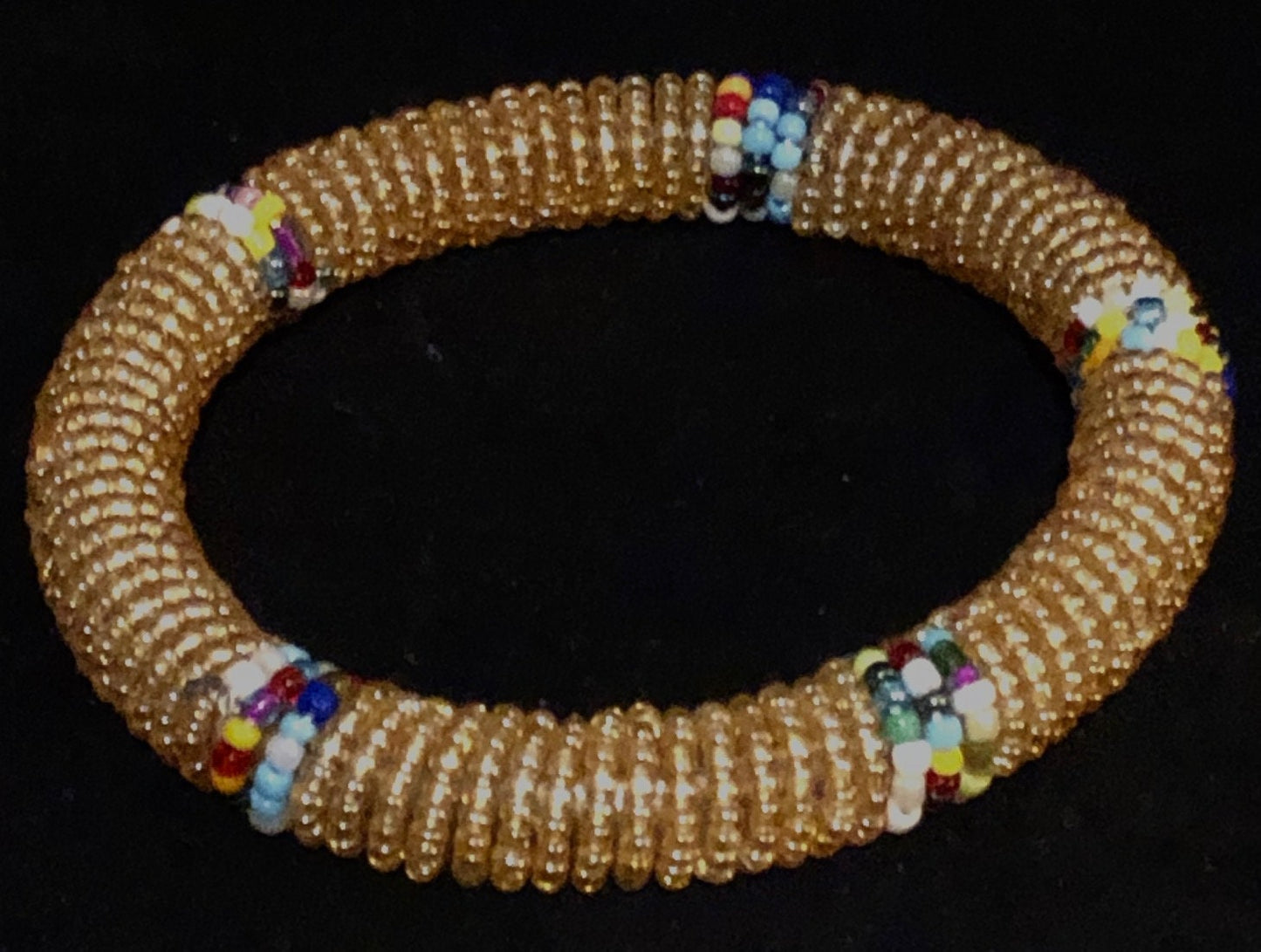 Maasai Beaded Bangles | East African Beaded Bangles | African Jewelry | Nile Valley Jewelry | Tribal & Ethnic | Afrocentric