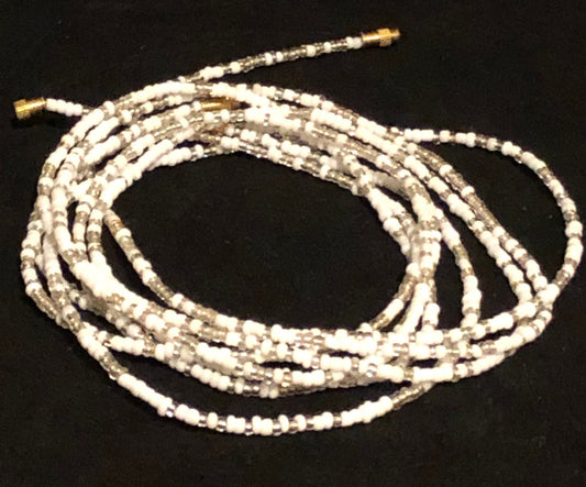 40” African Waist Beads | Waist Chains | Belly Chains | Slimming Tummy Beads | Body Jewelry | Waist Bracelet | Femininity and Sensuality